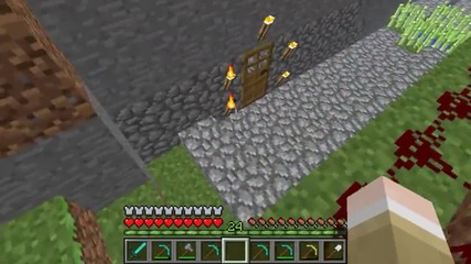 Minecraft оцеляване епизод 1