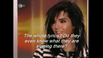 Tokio Hotel on Jb Kerner Show - Part 1 - English