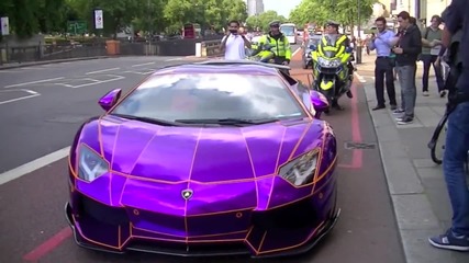 Полиция задържа Lamborghini Aventador