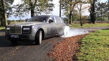 Rolls Royce Phantom drifting