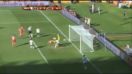 Германия - Сърбия 0 - 1 world cup south africa 2010 