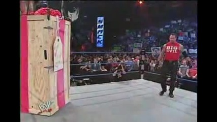 Undertaker receives Brother Love as a gift 2-6-2003