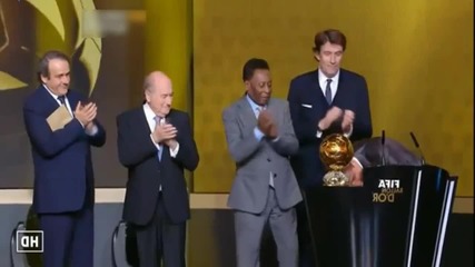 Cristiano Ronaldo - Balon de Oro 2014 - Winner Cr7 Golden Ball 13/01/ 2014 Hd