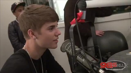 Justin Bieber Interview on Kluc Radio Las Vegas 98.5