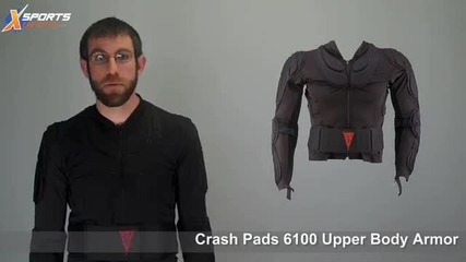 Xsports Tv_ Crash Pads 6100 Upper Body Armor for Mountain Bike, Snowboard, Longboard and Ski