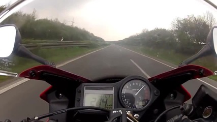 Top Speed Honda Cbr 600 on German Autobahn