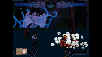 naruto battle arena 2 Mugen (naruto vs Sasuke) 