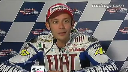 Rossi interview after the Red Bull U.s. Gp 