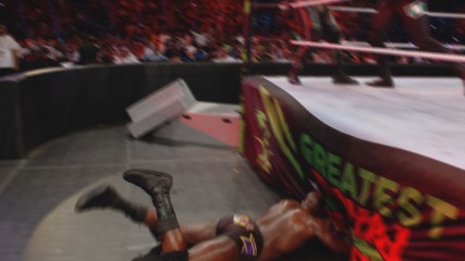 Exclusive angles of Titus O'Neil's epic Greatest Royal Rumble tumble