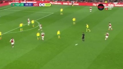 Арсенал - Норич 1:1 /редовно време/