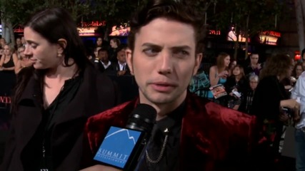Jackson Rathbone at Breaking Dawn Premiere- Talks About Dancing with Alice