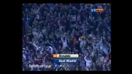 Луд пас на Beckham и гол на Ronaldo