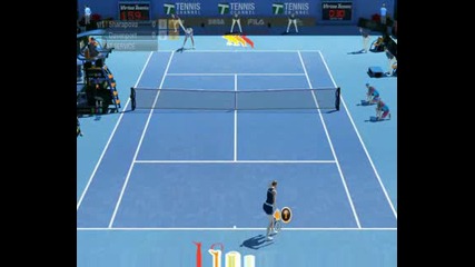 Virtua Tennis 2009 - Мария Шарапова срещу Линдзи Дейвънпорт