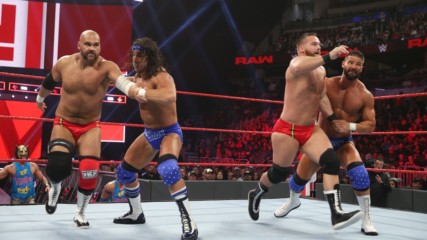 Bobby Roode & Chad Gable vs. The Revival - Raw Tag Team Championship Lumberjack Match: Raw, Jan. 7, 2019