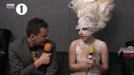 Lady Gaga interview brit awards 
