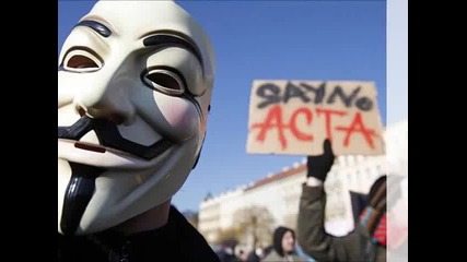Протести в София против Acta! 11.02.12