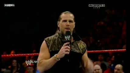 Raw 08.03.10 - Shawn Michaels and Undertaker говорят за Wm26 