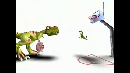 Как динозаврите играят Баскет 