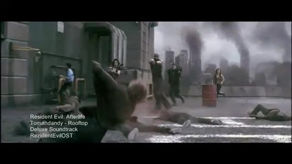 Resident Evil- Afterlife - -rooftop- song - Tomandandy