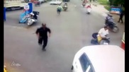 Пиян шофьор бяга от полицията