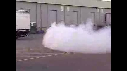 Honda Civic h22a turbo - burn out