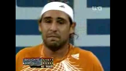 US Open 2006 : Агаси - Бахдатис