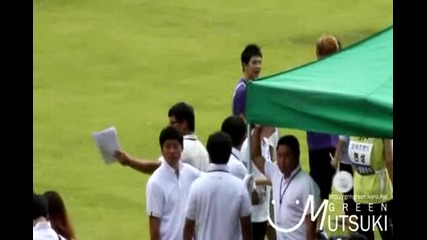 110827 teen top ricky with infinite dongwoo sungyeol idol sport day