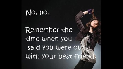 Selena Gomez & The Scene - I Won't Apologize - Lyrics On Screen
