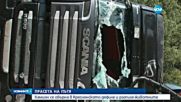 Тир с прасета се преобърна в Кресненското дефиле