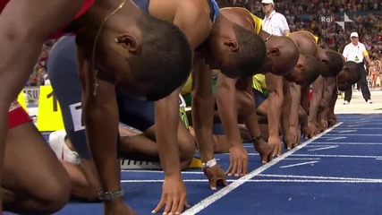 Юсейн Болт с световен рекорд на 100м.9.58 секунди 