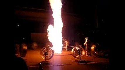 Giant tornado of fire 