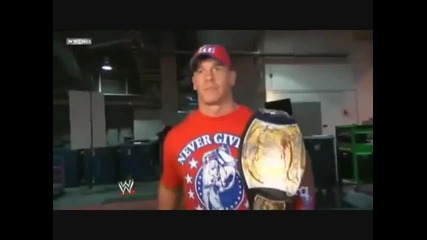 Wwe Champion John Cena meets Wwe Internet Champion Zack Ryder