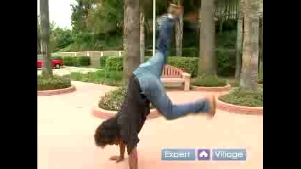 Break Dancing Moves Air Freeze