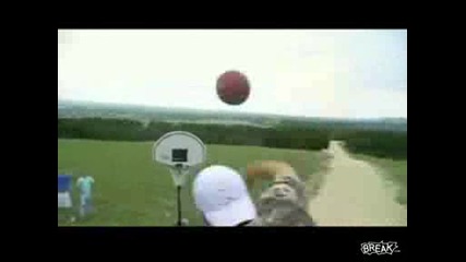 Crazy Basketball Shots on the Farm