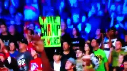 John Cena Stolen Alberto Del Rio Ferrari. @ Wwe Night of Champions 2011