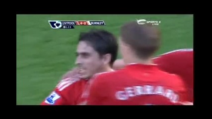 Ливърпул 4:0 Бърнли - Premier League Кръг 5 - 12.09.2009