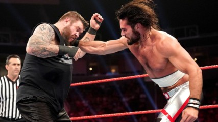 Sami Zayn as guest referee for Seth Rollins VS Kevin Owens: Wal3ooha, 13 June 2019