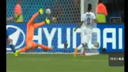 Група D Англия - Италия 1:1 Стъридж 37'