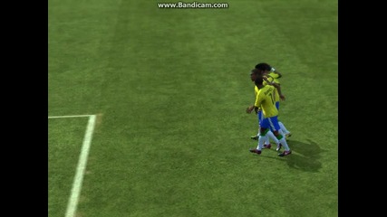 Гол на Мишел Бастос на Fifa 11 Online