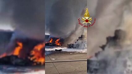 Видео "Ройтерс" - експлозия в Рим