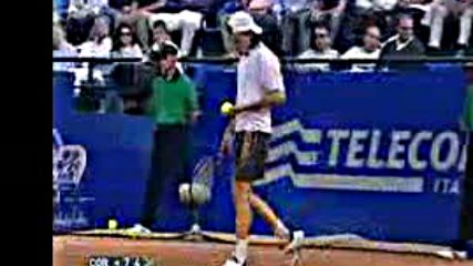 G Coria -a Agassi Rome 2005