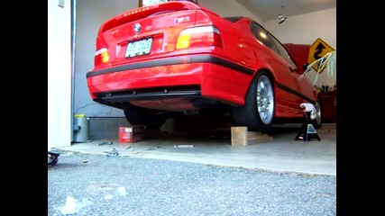 Bmw E36 M3 with No Muffler
