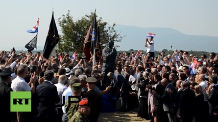 Хърватия: Празненствата по случай Денят на победата се проведоха в крепостта Книн