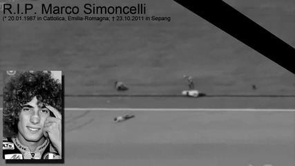 Motogp Crash Malysia Marco Simoncelli tot R.i.p