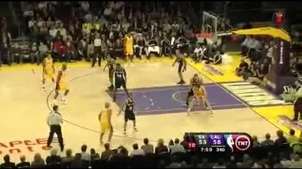 Lakers vs Spurs (02.08.2010) Lakers Highlights 