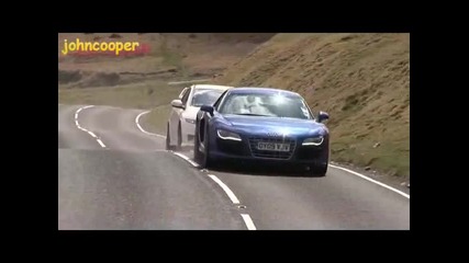 Audi R8 V10 v Honda Civic Type R Mugen