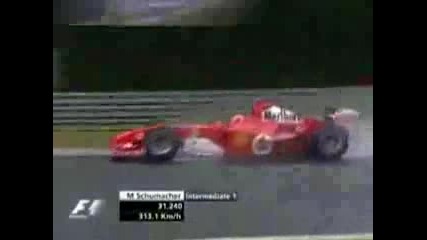 Michael Schumacher - Rain master driving in the rain 