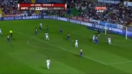 Кристиано Роналдо срещу Леванте - сезон 2010/2011 