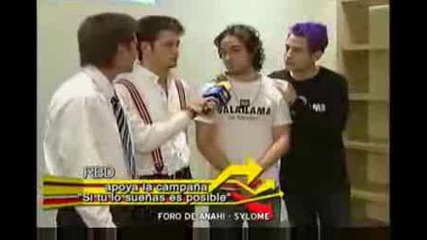 Rbd Con Fans En Apoyo A Campaa De Fund Tel