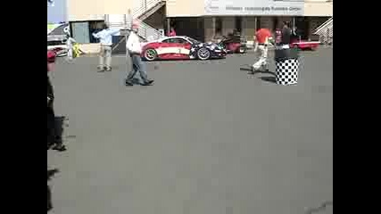 Ferrari Challenge 2008 Infineon - F430s Entering Paddock 